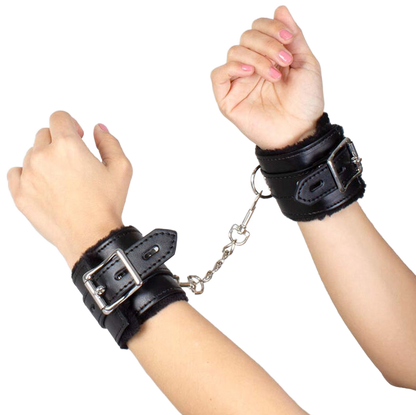 SECRETPLAY - BLACK BONDAGE HANDCUFFS BDSM COLLECTION - 6