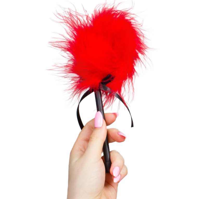 SECRETPLAY - RED MARABOU DUSTER - 3