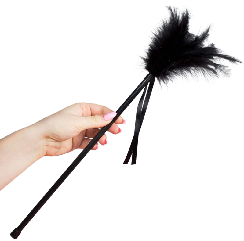 SECRETPLAY - BLACK FEATHERS 40 CM - 3