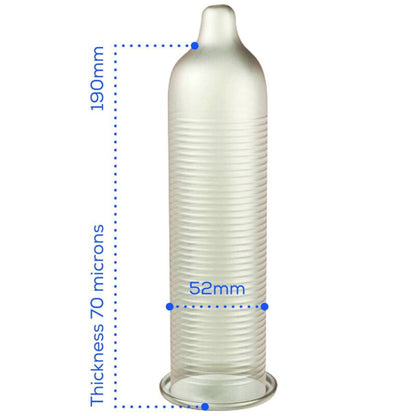 PASANTE - CONDOM PACKET WITH WARMING EFFECT 144 UNITS