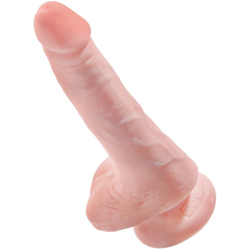 KING COCK - REALISTIC PENIS WITH BALLS 13.5 CM LIGHT - 3