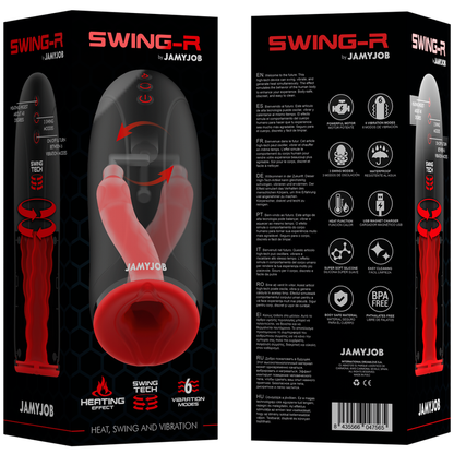 JAMYJOB - SWING-R HEATING EFFECT, SWING TECH AND VIBRATING MASTURBATOR