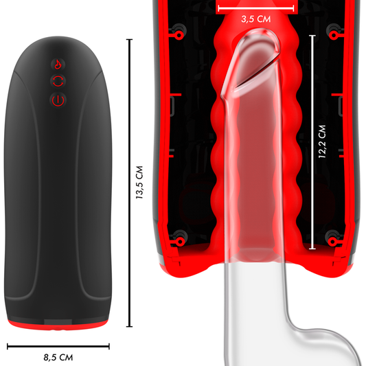 JAMYJOB - MASTURBATEUR À EFFET CHAUFFANT SWING-R, TECHNOLOGIE SWING ET VIBRATIONS
