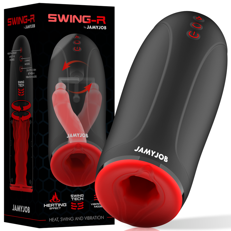 JAMYJOB - SWING-R HEATING EFFECT, SWING TECH AND VIBRATION MASTURBATOR - 7