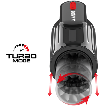 JAMYJOB - TURBO MODE MASTURBATOR WITH VORTEX THRUST AND 360 ROTATION
