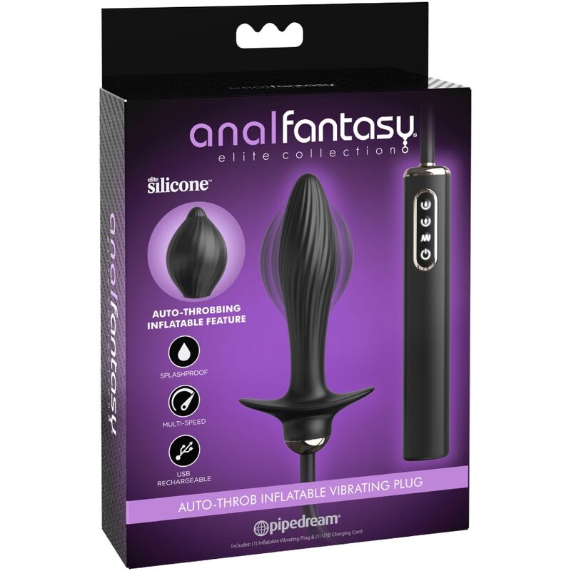 ANAL FANTASY ELITE COLLECTION - INFLATABLE PLUG & AUTO-THROB VIBRATOR - 7