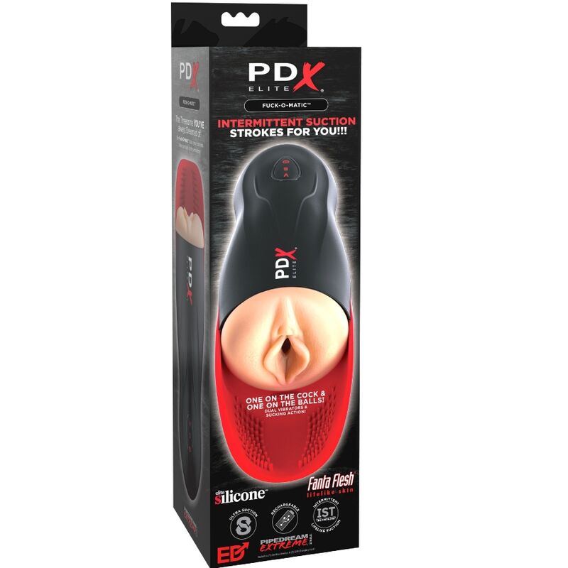 PDX ELITE - STROKER FUCK-O-MATIC VAGINA DOUBLE VIBRATION PENIS & TESTICLES - 3