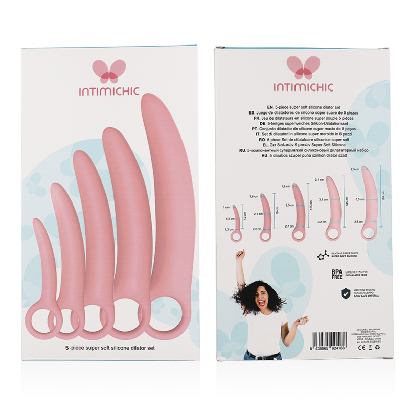 INTIMICHIC - SILICONE DILATOR 5 PIECES SET - 5
