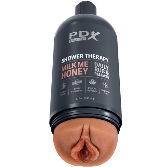 PDX PLUS - STROKER MASTURBATOR DISCREET DESIGN OF THE MILK ME HONEY CANDY SHAMPOO BOTTLE