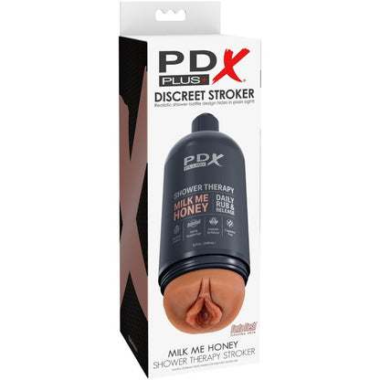 PDX PLUS - STROKER MASTURBATOR DISCREET DESIGN OF THE MILK ME HONEY CANDY SHAMPOO BOTTLE