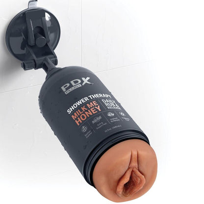 PDX PLUS - STROKER MASTURBATOR DISCREET DESIGN OF THE MILK ME HONEY CANDY SHAMPOO BOTTLE