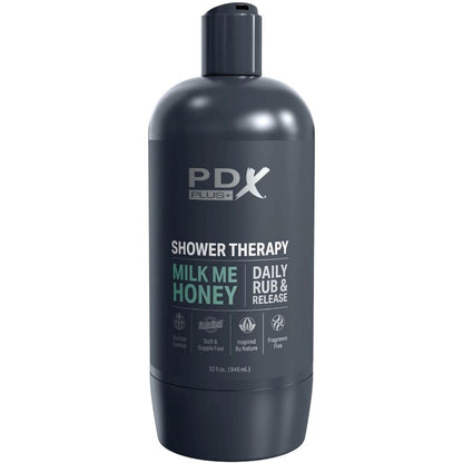 PDX PLUS - STROKER MASTURBATOR DISCREET DESIGN OF MILK ME HONEY SHAMPOO BOTTLE - 1