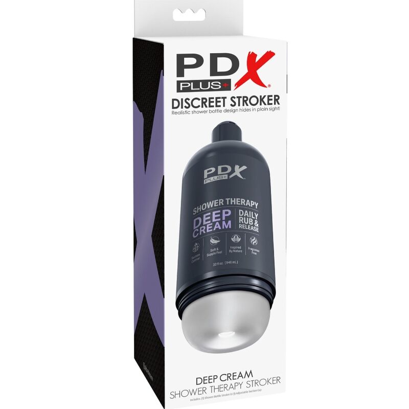 PDX PLUS - STROKER MASTURBATOR DISCREET DEEP CREAM SHAMPOO BOTTLE DESIGN - 4