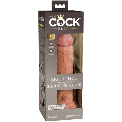 KING COCK - GODE RÉALISTE EN SILICONE ÉLITE 20,3 CM CARAMEL
