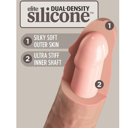 KING COCK - GODE RÉALISTE EN SILICONE ÉLITE 25,4 CM