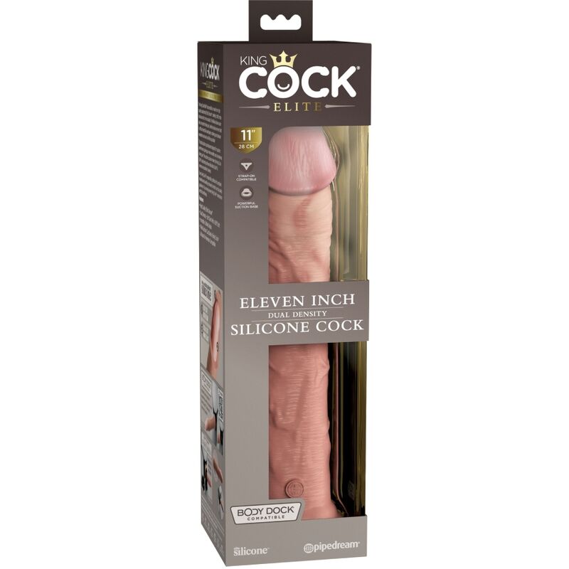 KING COCK - ELITE REALISTIC SILICONE DILDO 28 CM - 2