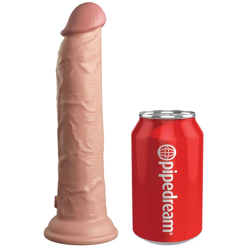 KING COCK - ELITE REALISTIC DILDO VIBRATOR & SILICONE REMOTE CONTROL 23 CM - 2