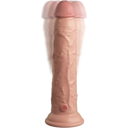 KING COCK - ELITE REALISTIC DILDO VIBRATOR & SILICONE REMOTE CONTROL 23 CM - 3