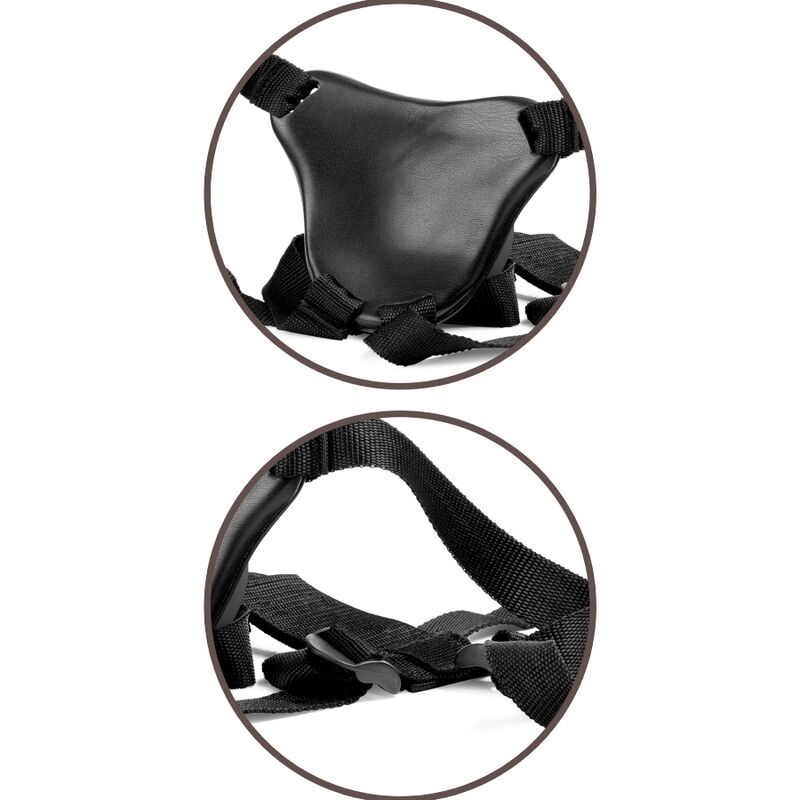 KING COCK - ELITE COMFY ADJUSTABLE HARNESS WITH DILDO 17.8 CM - 4
