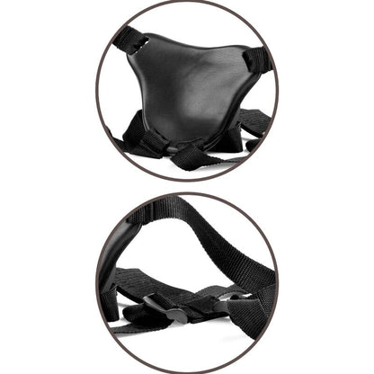 KING COCK - ELITE COMFY ADJUSTABLE HARNESS WITH DILDO 17.8 CM - 4