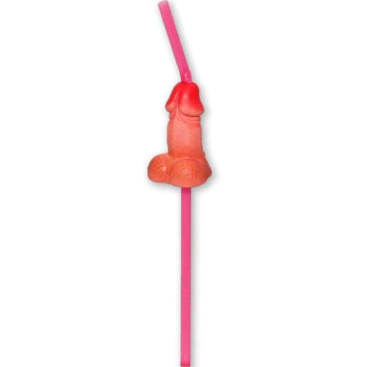 DIABLO PICANTE - BAG OF 5 NATURAL BIG PENIS STRAWS - 1