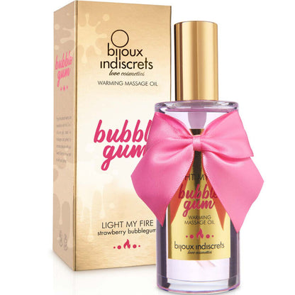 BIJOUX - INDISCRETS LIGHT MY FIRE MASSAGE OIL HEAT EFFECT GUM FLAVOR - 3
