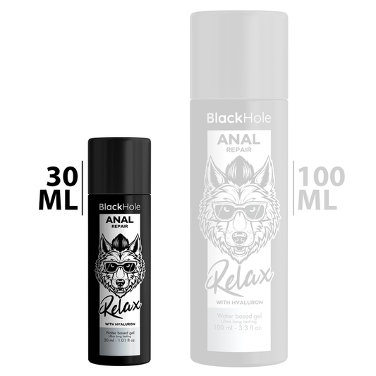 BLACK HOLE - ANAL REPAIR WATER BASED RELAX WITH HYALURON 30 ML - 1