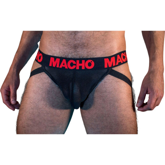 MACHO - MX26X2 JOCK BLACK/RED XL - S - 1