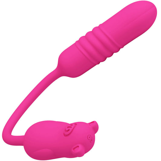 PRETTY LOVE - Balle vibrante en silicone rose Nobikuma