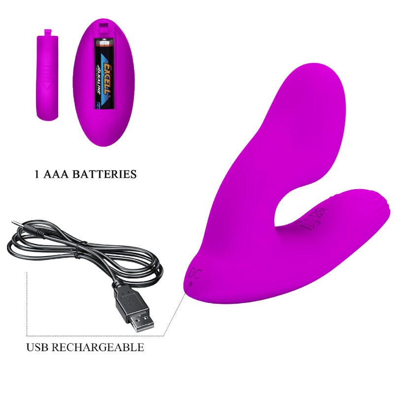 PRETTY LOVE - MELVIN CLITORIS MASSAGER WITH REMOTE CONTROL - 5