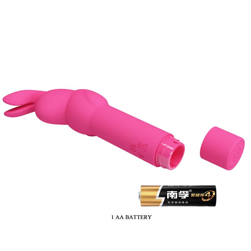 PRETTY LOVE - GERARDO FUSCHIA RABBIT SILICONE VIBRATOR - 4