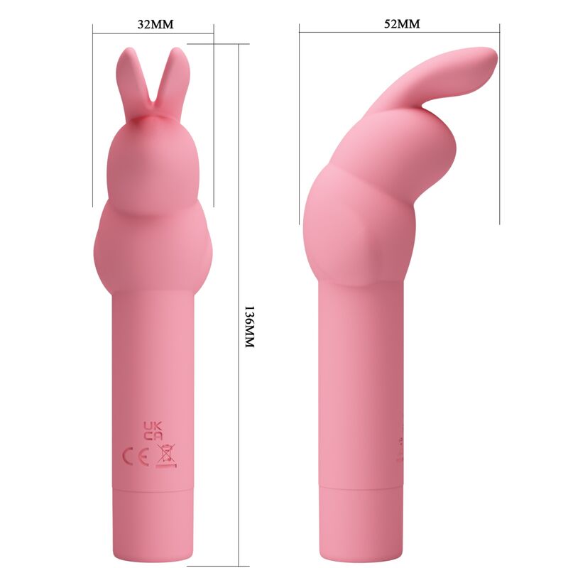PRETTY LOVE - GERARDO PINK RABBIT SILICONE VIBRATOR - 7