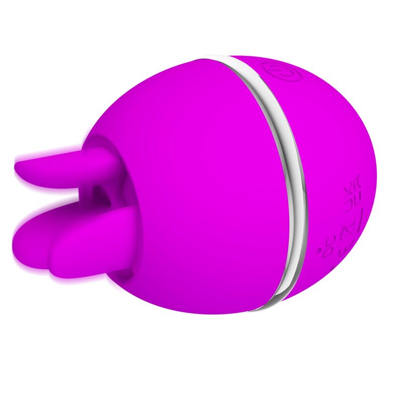 PRETTY LOVE - GEMINI BALL PURPLE ROUND SILICONE VIBRATOR - 5