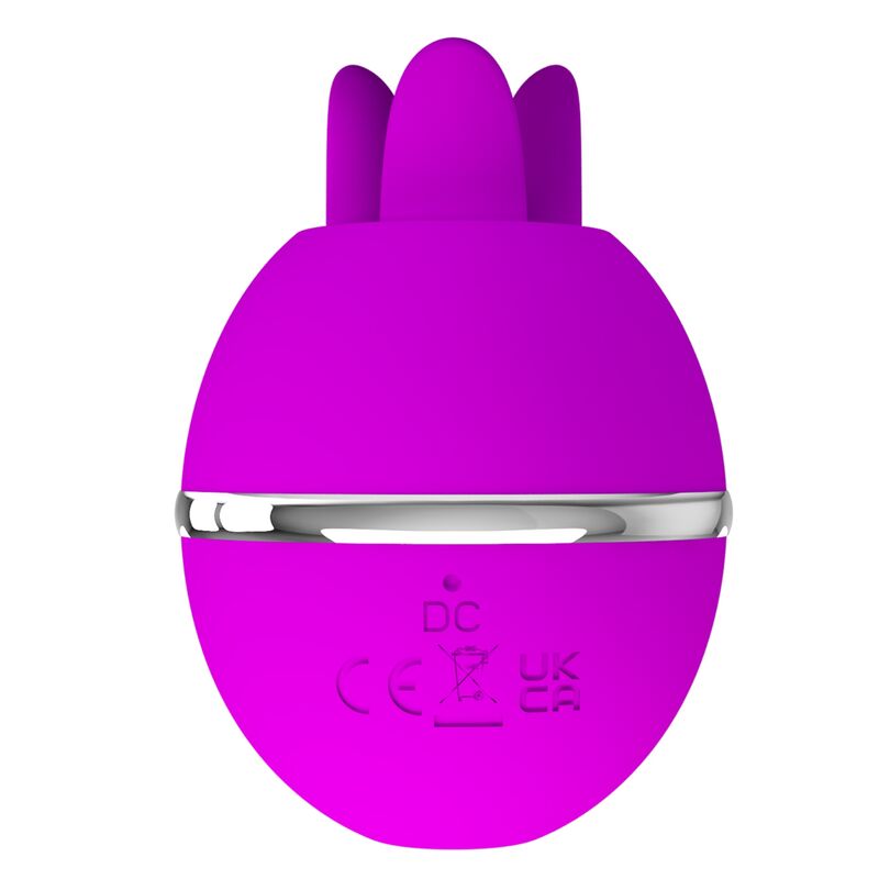 PRETTY LOVE - GEMINI BALL PURPLE ROUND SILICONE VIBRATOR - 4