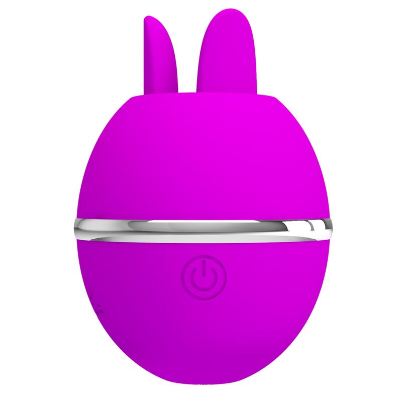 PRETTY LOVE - GEMINI BALL PURPLE ROUND SILICONE VIBRATOR - 3