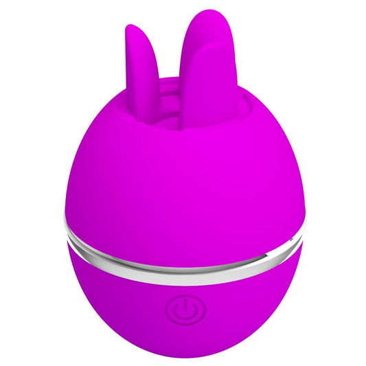PRETTY LOVE - GEMINI BALL PURPLE ROUND SILICONE VIBRATOR - 1