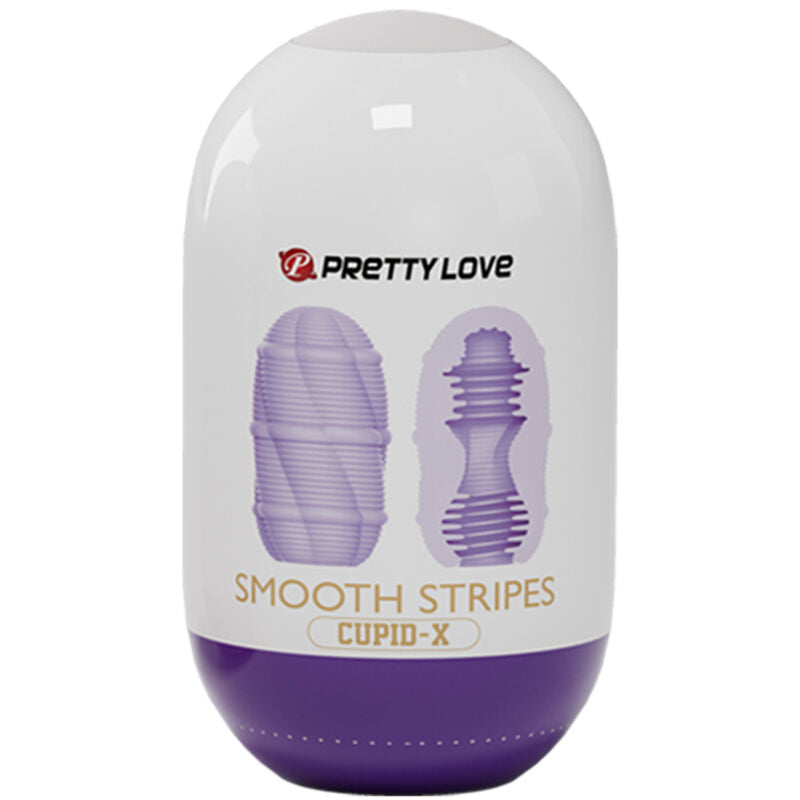 PRETTY LOVE - SMOOTH STRIPED CUPID MASTURBATOR EGG