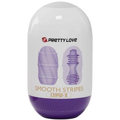 PRETTY LOVE - SMOOTH STRIPED CUPID MASTURBATOR EGG