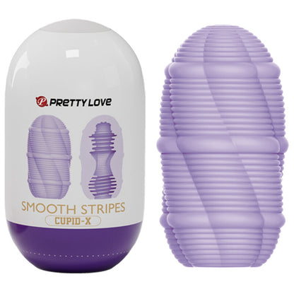 PRETTY LOVE - SMOOTH STRIPES CUPID MASTURBATOR EGG - 1