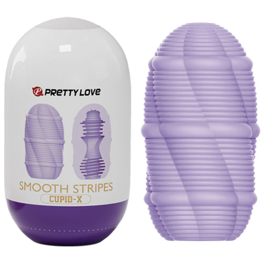 PRETTY LOVE - SMOOTH STRIPES CUPID MASTURBATOR EGG - 1