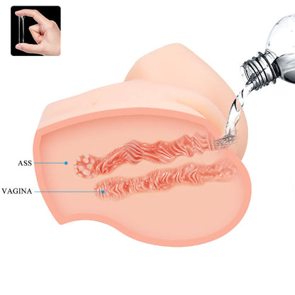 CRAZY BULL - REALISTIC VAGINA AND ANUS DOUBLE VIBRATION - 6