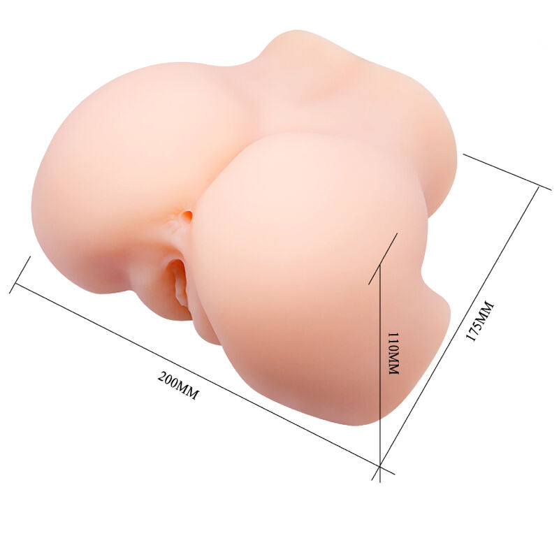 CRAZY BULL - REALISTIC VAGINA AND ANUS DOUBLE VIBRATION - 2