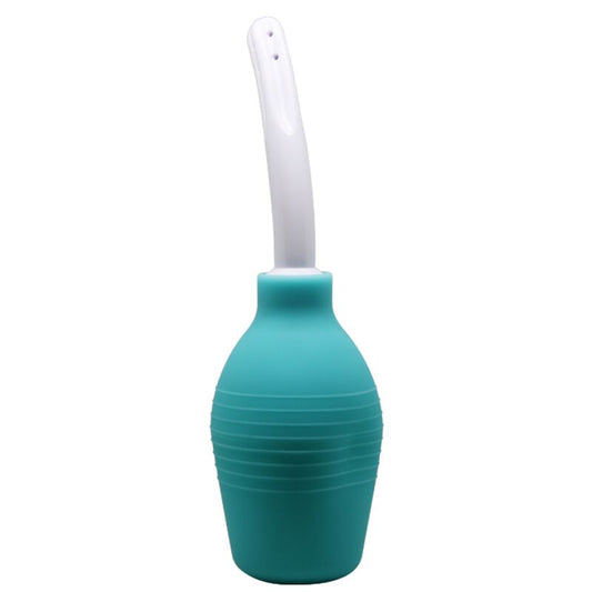 MR PLAY - DOUCHE ANALE EN CAOUTCHOUC BLEU POIRE