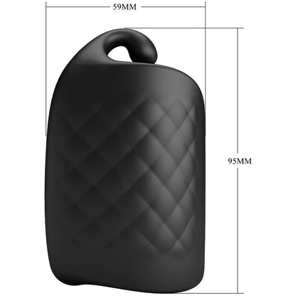 PRETTY LOVE - RECHARGEABLE VIBRATING GLAND MANUAL MASTURBATOR