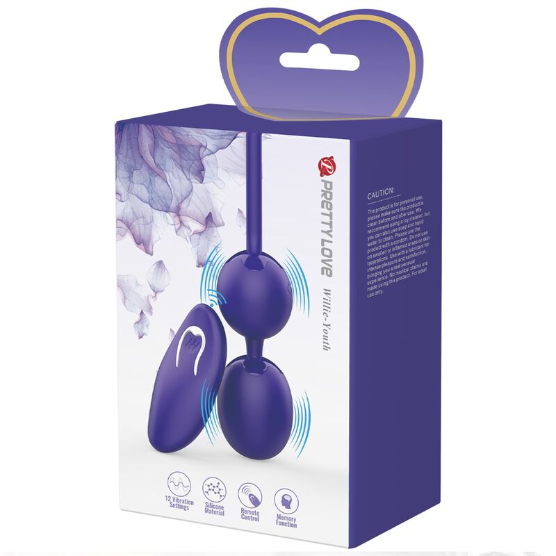 PRETTY LOVE - WILLIE YOUTH REMOTE CONTROL BALLS & VIOLET VIBRATION - 6