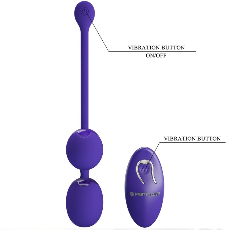 PRETTY LOVE - WILLIE YOUTH REMOTE CONTROL BALLS & VIOLET VIBRATION - 5