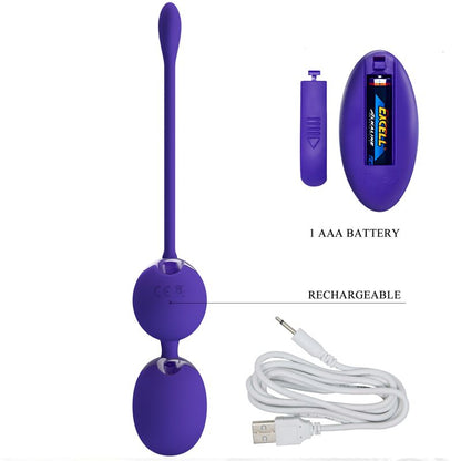 PRETTY LOVE - WILLIE YOUTH REMOTE CONTROL BALLS & VIOLET VIBRATION - 4