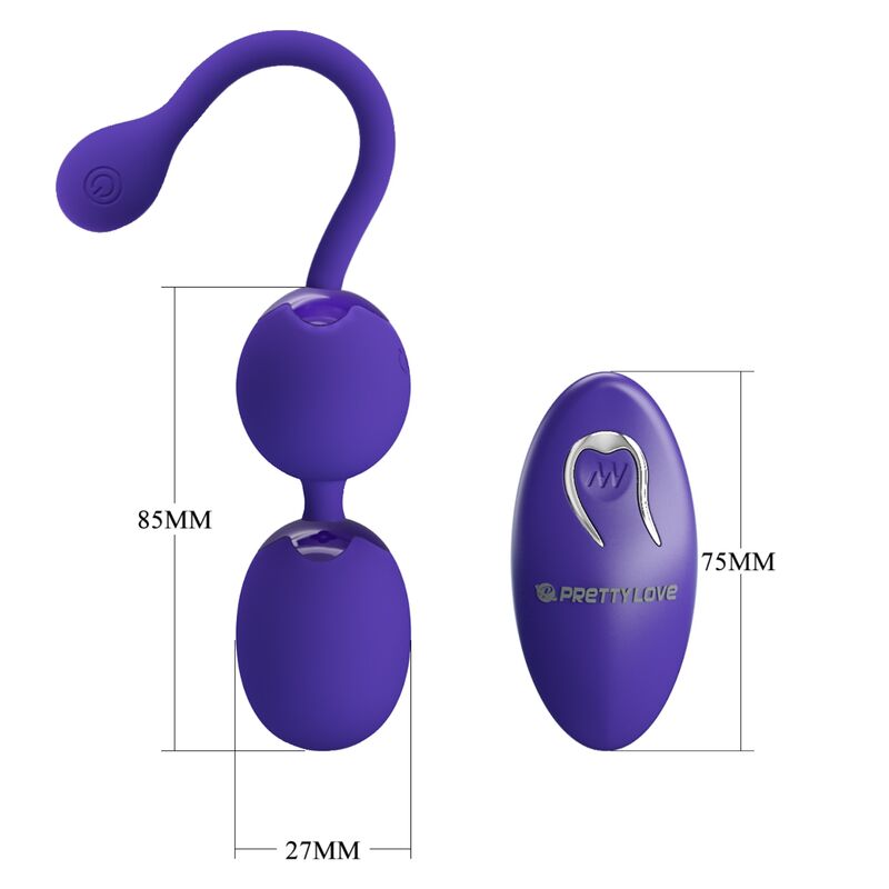PRETTY LOVE - WILLIE YOUTH REMOTE CONTROL BALLS & VIOLET VIBRATION - 3