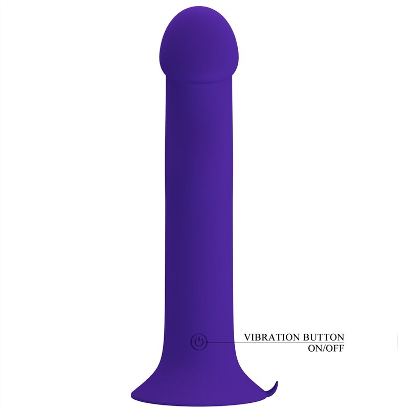 PRETTY LOVE - MURRAY YOUTH VIBRATING DILDO & RECHARGEABLE VIOLET - 3