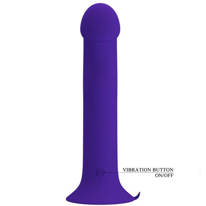 PRETTY LOVE - MURRAY YOUTH VIBRATING DILDO & RECHARGEABLE VIOLET - 3